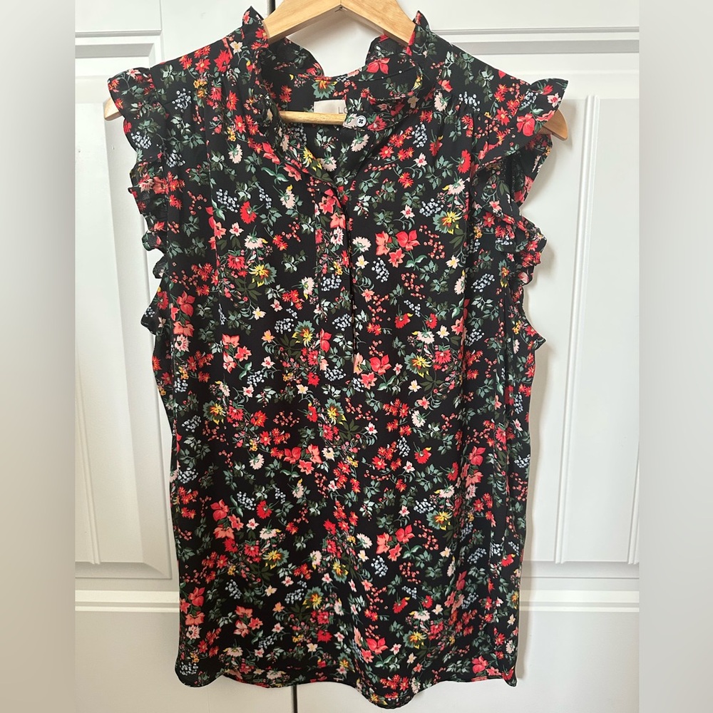The Loft Floral Sleeveless Blouse